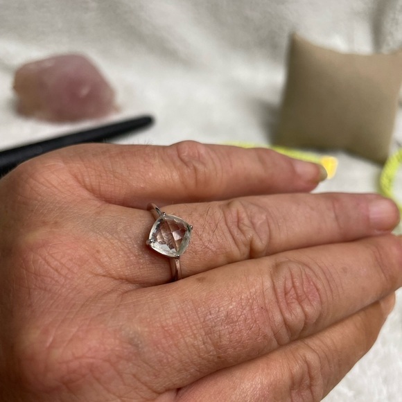 NWOT Swarovski Ring, Clear - Picture 4 of 8